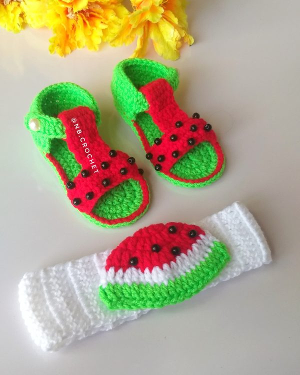 Watermelon shoes set