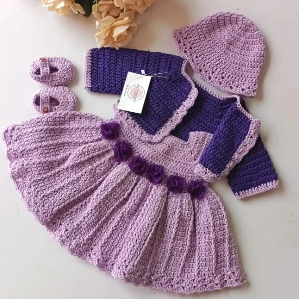Crochet Frock set